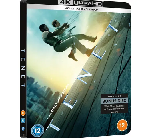 Tenet - Steelbook 4K Ultra HD (Include Blu-ray) - Edizione Limitata