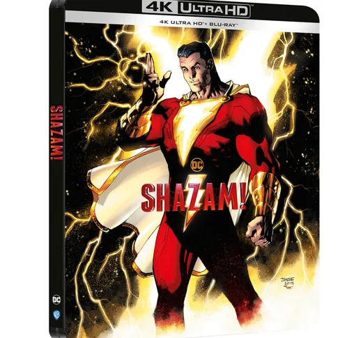 Shazam - Steelbook 4K Ultra HD (Include Blu-Ray 2D) - Esclusiva Zavvi