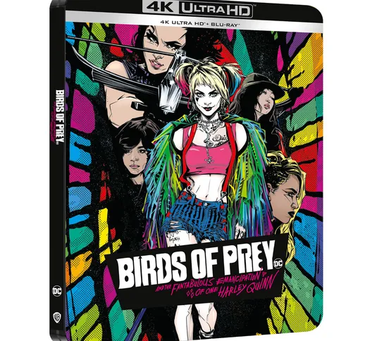 Birds of Prey e la fantasmagorica rinascita di Harley Quinn - Steelbook 4K Ultra HD (Inclu...