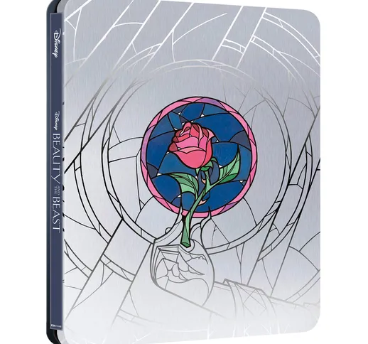 La Bella e La Bestia (Cartone Animato Disney) - Steelbook 4K Ultra HD (Include Blu-Ray) -...