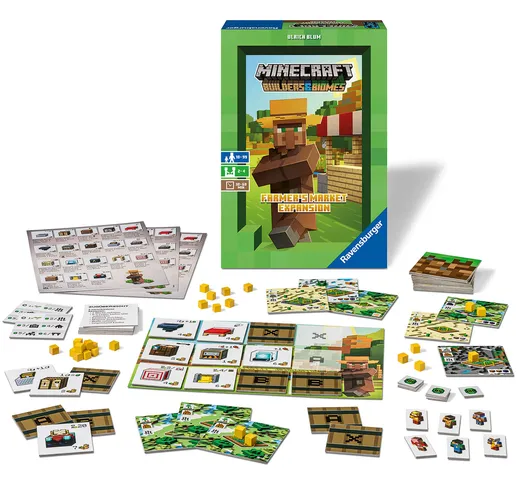 Minecraft Farming and Trading Board Game