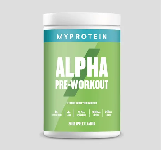 Alpha Pre-Workout - 600g - Mela verde