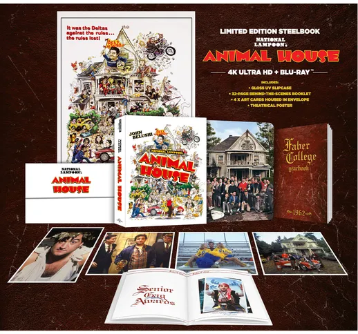 Animal House - Steelbook Edizione Limitata 4K Ultra HD (Include Blu-Ray) - Esclusiva Zavvi