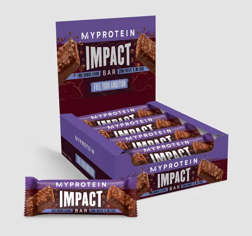 Impact Barretta proteica - 12Barrette - Fudge al cioccolato