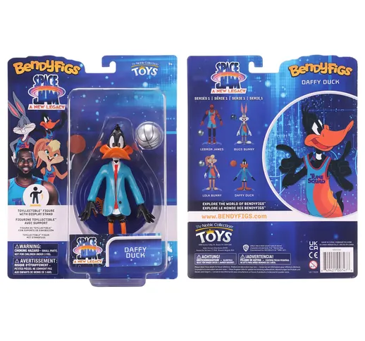  Space Jam: A New Legacy Daffy Duck BendyFig 7.5 Inch Action Figure