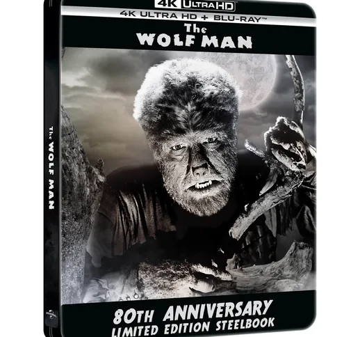 The Wolf Man - 4K Ultra HD 80th Anniversary Limited Edition Steelbook