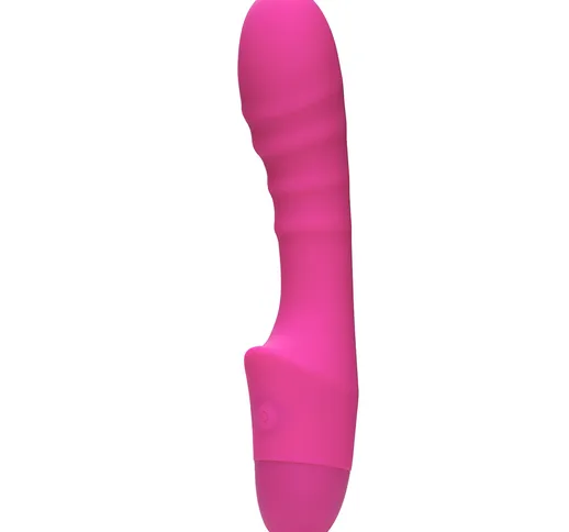  Pash Ribbed Vibrator Pink