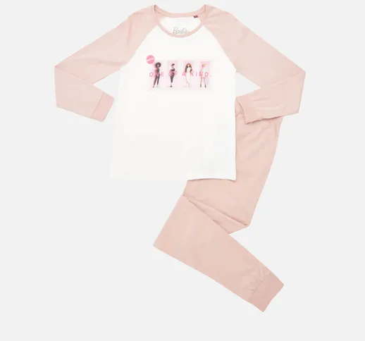 Barbie Boxed Women's Pyjama Set - Pink White - XS - Pink White