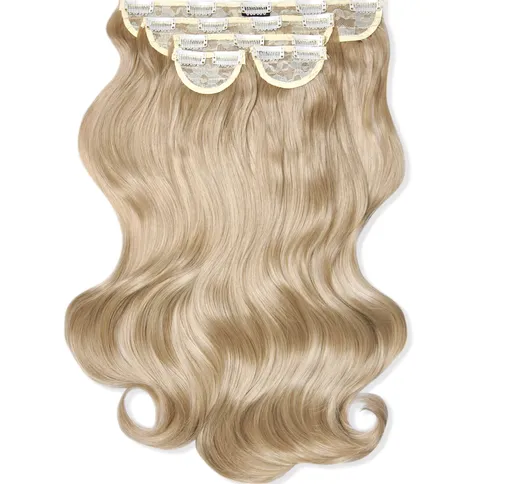 LullaBellz Super Thick 22  5 Piece Natural Wavy Clip In Extensions (Various Shades) - Cali...