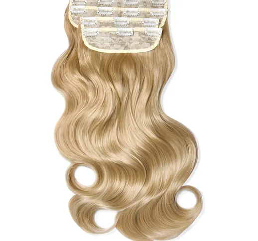 LullaBellz Ultimate Half Up Half Down 22 Inch Curly Extension and Pony Set (Various Shades...