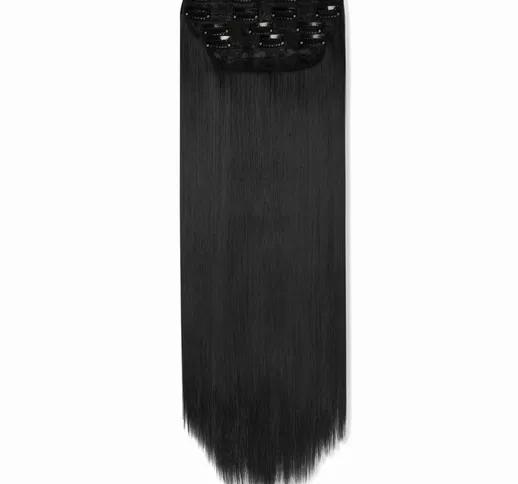 LullaBellz Ultimate Half Up Half Down 22  Straight Extension and Pony Set (Various Shades)...