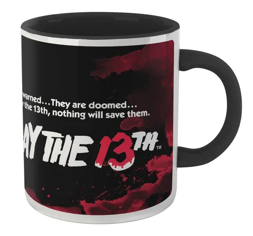 Friday the 13th Classic Poster Mug - Black