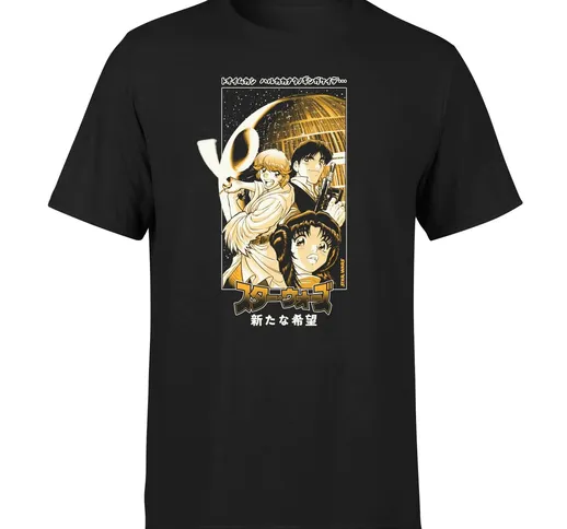 Star Wars A New Hope Men's T-Shirt - Black - S - Nero