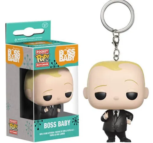 Boss Baby Suit Version Pocket Pop! Key Chain