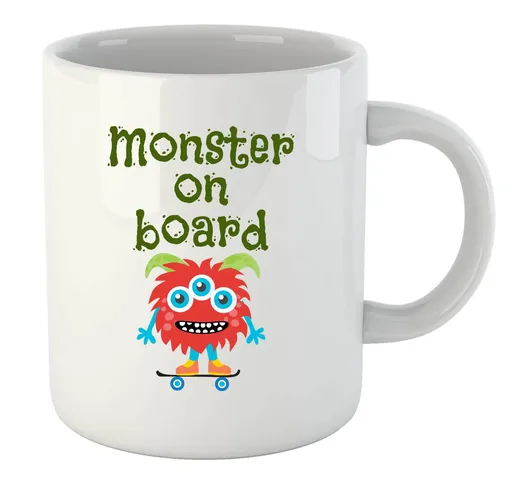 Monster on Board Mug