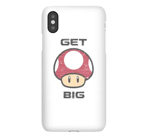 Cover Telefono  Super Mario Get Big Mushroom per iPhone e Android - iPhone XS Max - Custod...