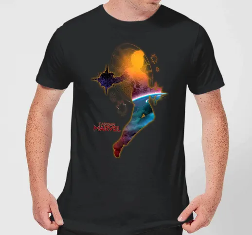 Captain  Nebula Flight T-Shirt Uomo - Nero - 3XL