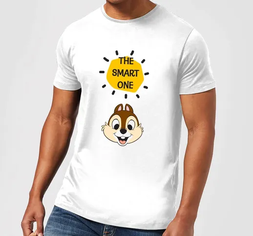  Chip 'N' Dale The Smart One Men's T-Shirt - White - 4XL