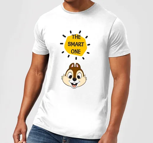  Chip 'N' Dale The Smart One Men's T-Shirt - White - S