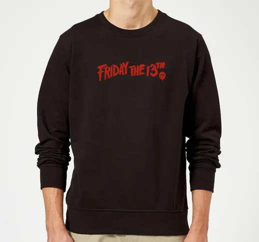 Friday the 13th Logo Sweatshirt - Black - L - Nero