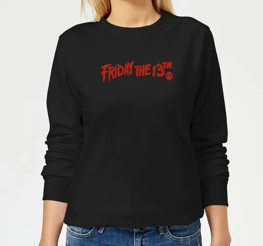 Friday the 13th Logo Women's Sweatshirt - Black - XL - Nero