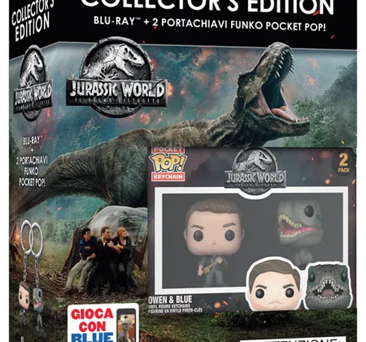 Jurassic World: Il Regno Distrutto (Collector's Edition - Blu-ray Disc + 2 Funko Keychain)