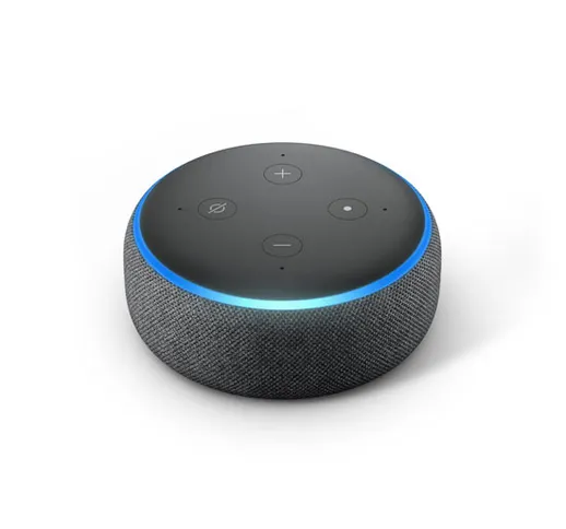 Amazon Echo Dot - Altoparlante Intelligente Con Integrazione Alexa (3° Gen.) - Tessuto Ant...