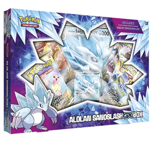 Game Vision Carte Pokémon - Alolan Sandslash GX Box