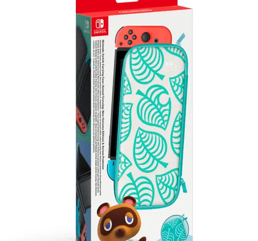 Nintendo Custodia Protettiva Switch + Pellicola - Animal Crossing New Horizons