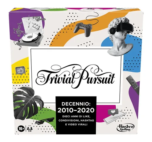 Trivial Pursuit: Decennio 2010-2020 - Gioco Da Tavolo