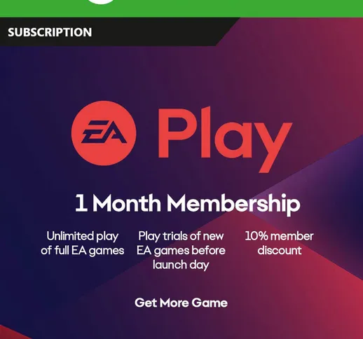 Electronic Arts EA Play - Abbonamento di 1 mese (Compatibile con Xbox One)