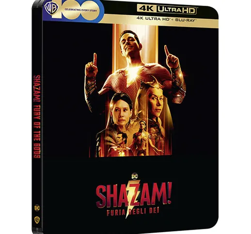 Warner Bros Interactive Entertainment Shazam 2 (Steelbook 4K Ultra HD + Blu Ray)