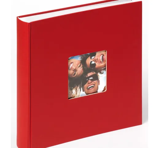 Walther Design Album Fotografico Fun 30x30 cm Rosso 100 Pagine