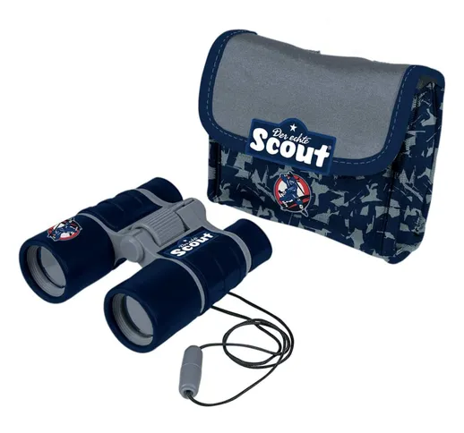 Scout Binocolo per Bambini con Borsa da Cintura in Neoprene Blu