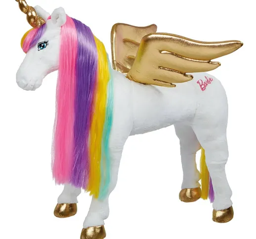Barbie Unicorno Arcobaleno con Suoni 81 cm