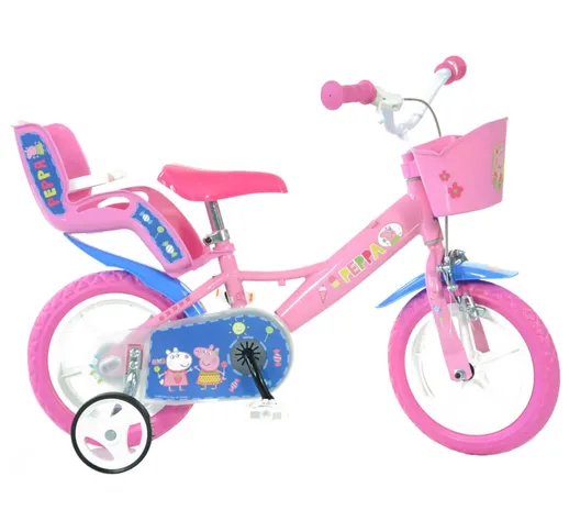 Dino Bikes Bicicletta per Bambini Peppa Pig 12"