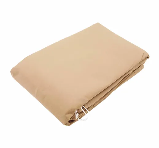 Nature Telo Antigelo con Zip 70 g/m² Beige 2x1,5x1,5 m