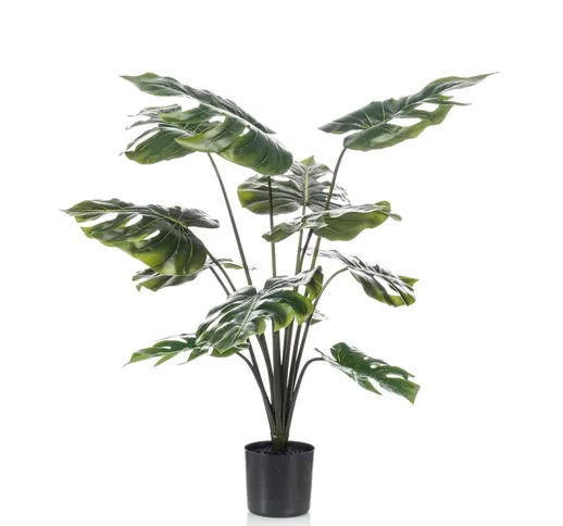 Emerald Pianta Artificiale di Monstera 98 cm in Vaso