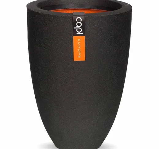 Capi Vaso Urban Smooth Elegante Basso 36x47 cm Nero KBL782