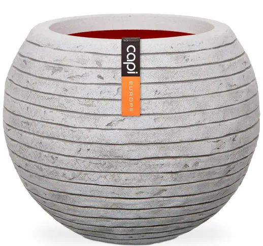 Capi Vaso a Sfera Nature Row 62x48 cm Avorio KRWI271