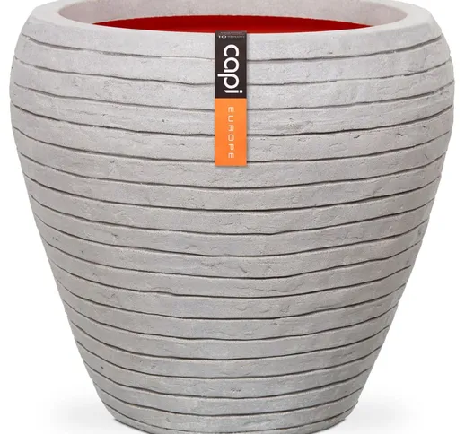 Capi Vaso a Cono Nature Row 42x38 cm Avorio KRWI362