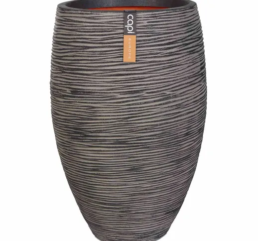Capi Vaso Nature Rib Deluxe Elegante 40x60 cm Antracite KOFZ1131