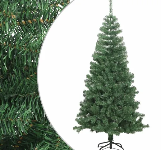 vidaXL Albero di Natale Artificiale L 240 cm Verde