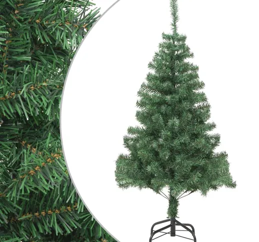 vidaXL Albero di Natale Artificiale con Supporto 150 cm 380 Rami