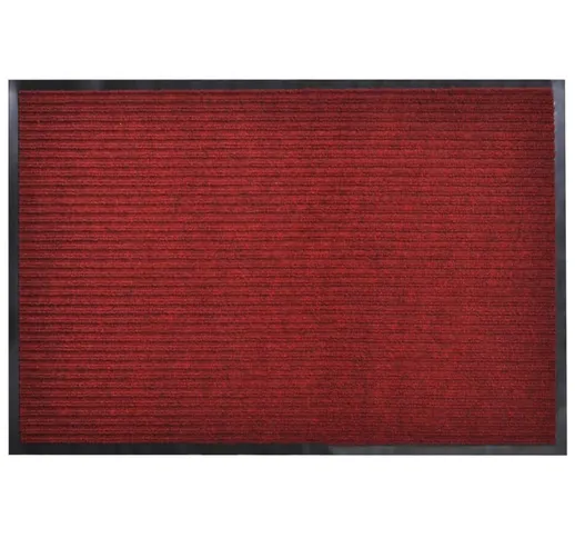vidaXL Zerbino Rosso in PVC 120 x 180 cm