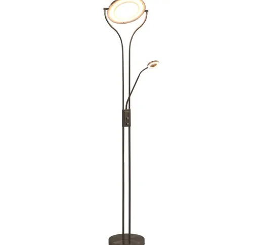 vidaXL Lampada da Terra 18 W 180 cm Dimmerabile