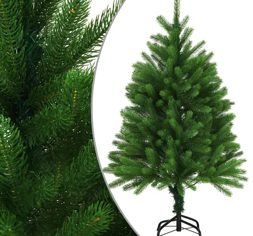 vidaXL Albero di Natale Artificiale con Aghi Realistici 120 cm Verde