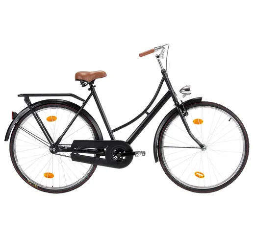 vidaXL Bicicletta Olandese 28 Pollici Telaio Ruota 57 cm Donna