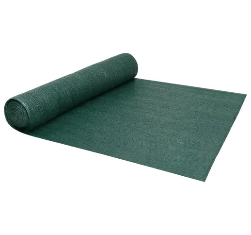 vidaXL Rete per Privacy Verde 1x25 m in HDPE 150 g/m²