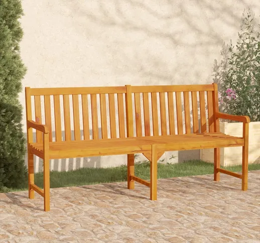 vidaXL Panca da Giardino 180 cm in Legno Massello di Acacia